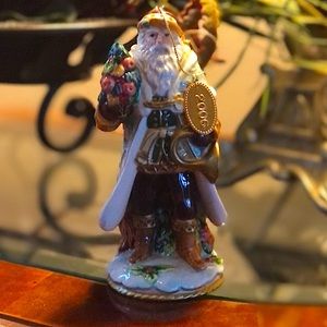 🎄Fitz and Floyd Santa Bell Dated Ornament 2006